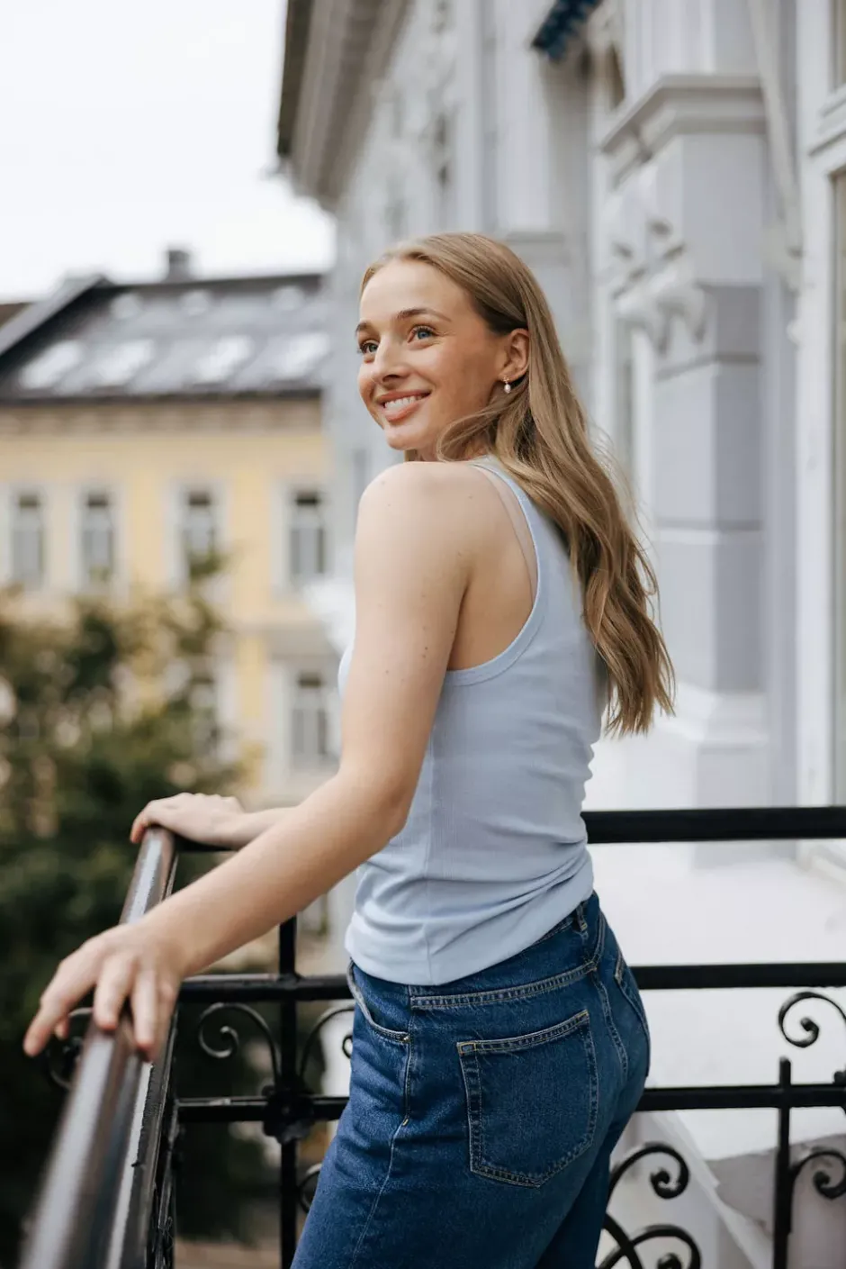 Tezza Singlet Light Blue^MUNTHE Fashion