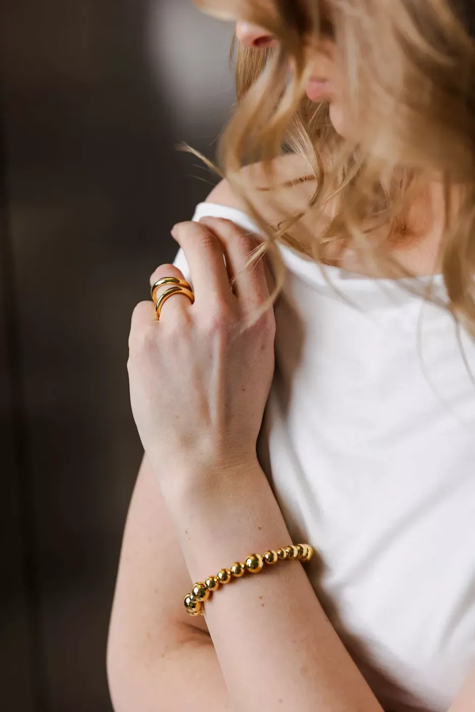 The Alma Ring Gold^LIÈ STUDIO Hot
