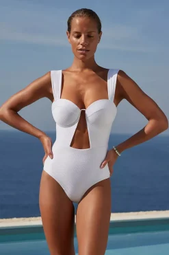 The Bustier Bodysuit Ivory^ARABELLA Fashion