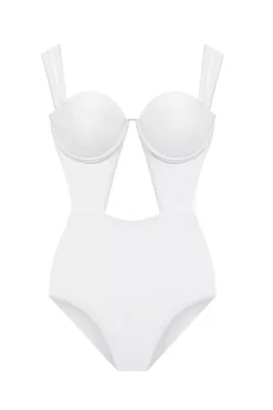 The Bustier Bodysuit Ivory^ARABELLA Fashion