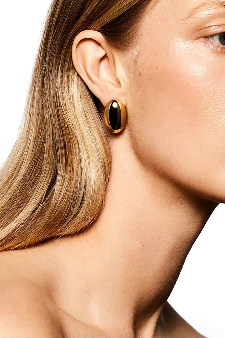 The Camille Earrings Gold^LIÈ STUDIO New