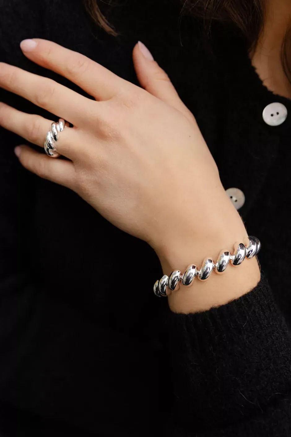 The Christine Ring Silver^LIÈ STUDIO Sale