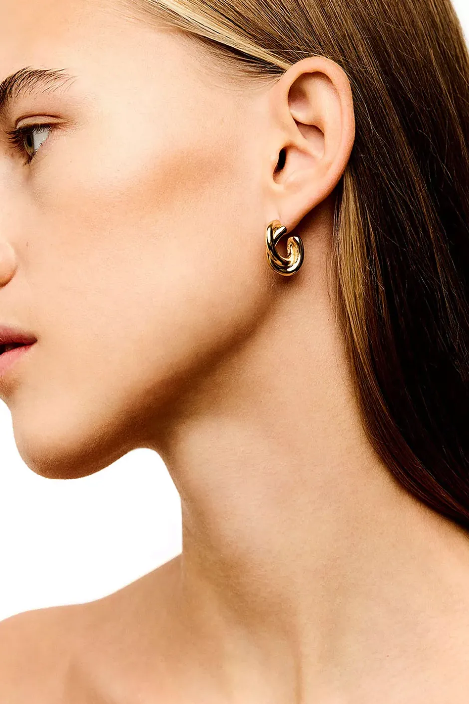 The Diana Earrings Gold^LIÈ STUDIO Online