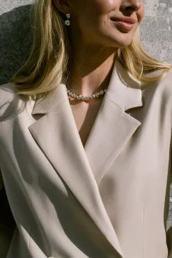 The Elly Necklace Silver^LIÈ STUDIO New