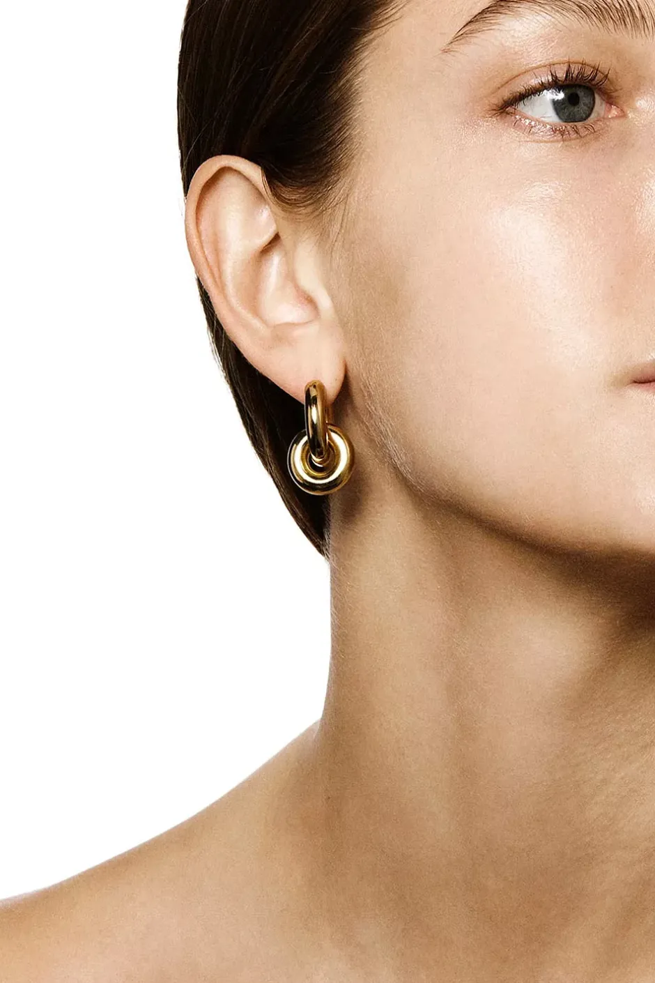 The Esther Earrings Gold^LIÈ STUDIO New