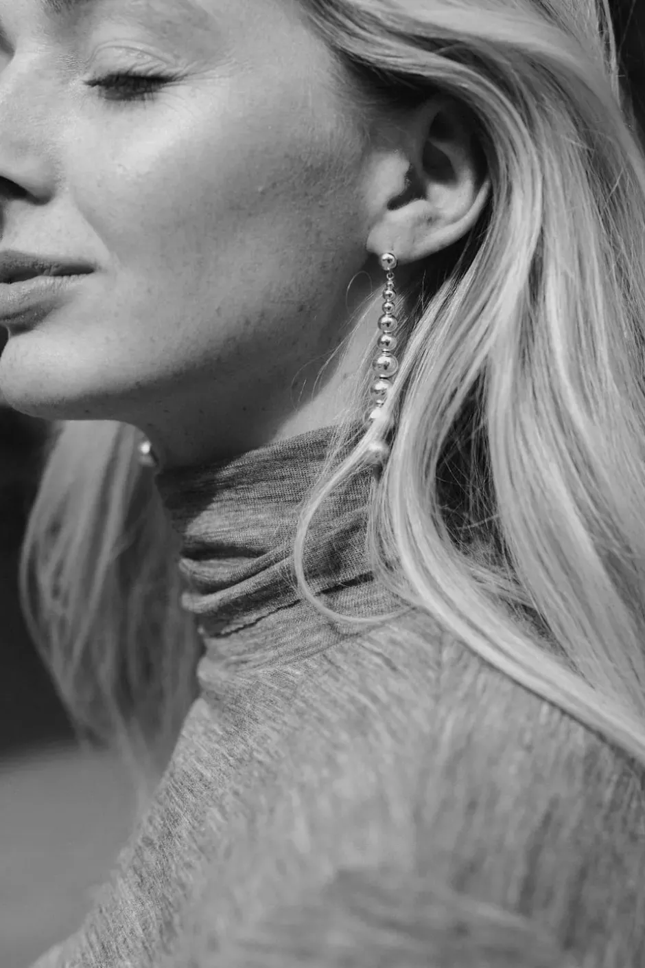 The Josephine Earrings Silver^LIÈ STUDIO Hot