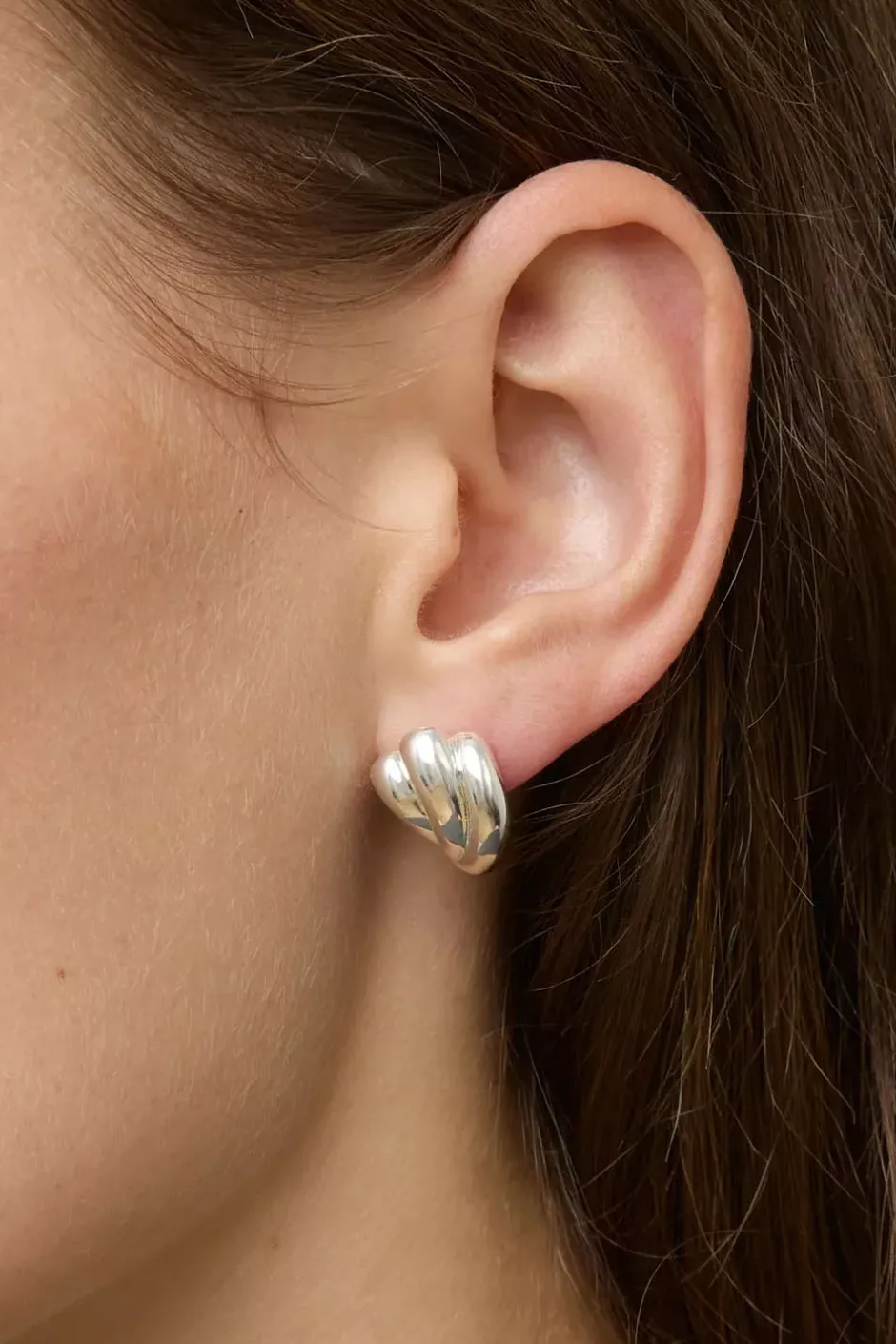 The Magda Earrings Silver^LIÈ STUDIO New