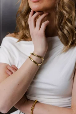 The Maggie Bracelet Gold^LIÈ STUDIO Clearance