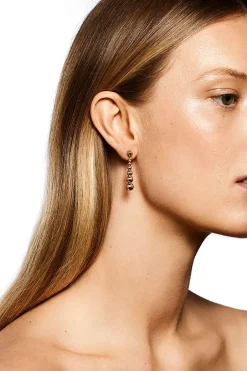 The Rebecca Earrings Gold^LIÈ STUDIO Clearance