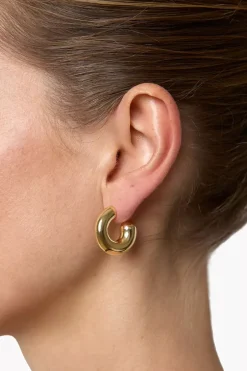 The Rose Earrings Gold^LIÈ STUDIO Clearance