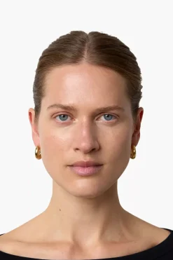 The Rose Earrings Gold^LIÈ STUDIO Clearance