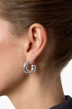 The Rose Earrings Silver^LIÈ STUDIO Discount