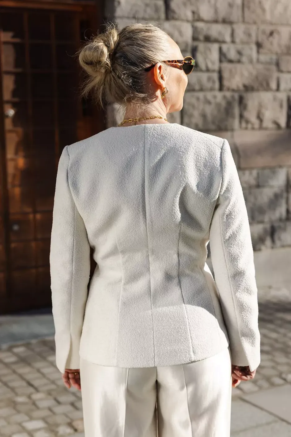 Tone Blazer Creme^CARMA COLLECTION New