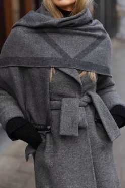 Triangle Scarf Volcano/Dark Grey^ENVELOPE1976 Hot