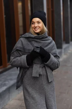 Triangle Scarf Volcano/Dark Grey^ENVELOPE1976 Hot