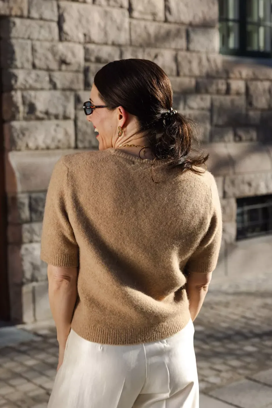 Trine Knit Tee Nature^CARMA COLLECTION Hot