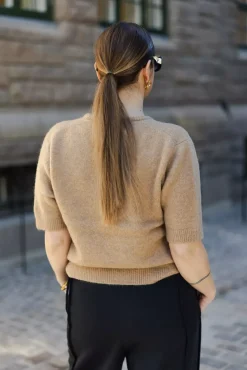 Trine Knit Tee Nature^CARMA COLLECTION Hot