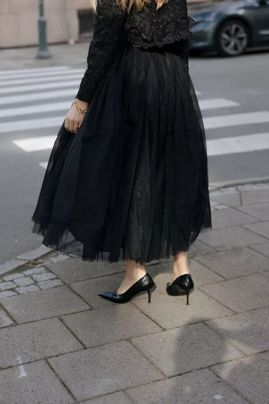 Tulle Maxi Skirt Black^CARMA Discount
