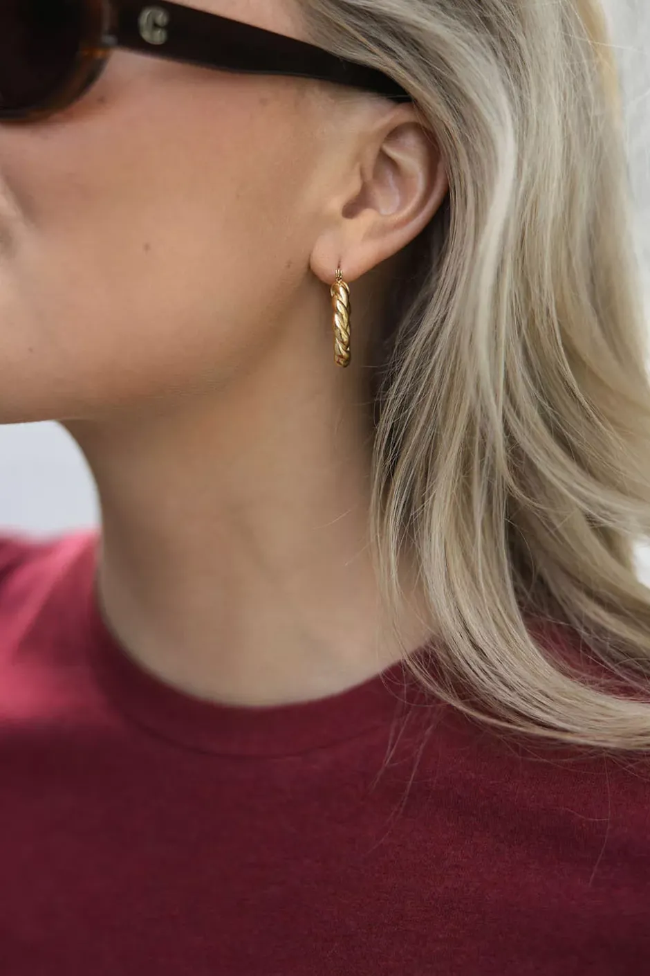 Twisted Earrings Medium Gold^HIIL STUDIO JEWELRY Online