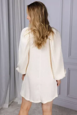 Valeria Crinkled Dress Cream^ARNIE SAYS Hot