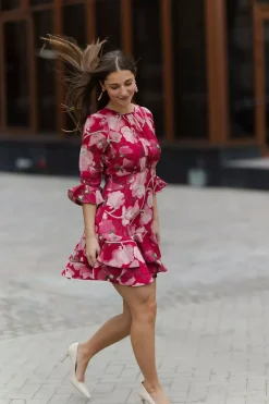 Viscose Mini Dress Amour^BY TIMO Discount