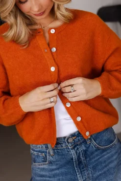 Vitow Cardigan Brick Melange^AMERICAN VINTAGE Sale