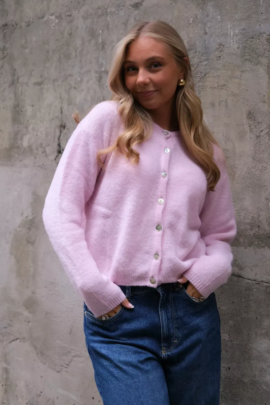 Vitow Cardigan Sugared Almond Melange^AMERICAN VINTAGE Discount