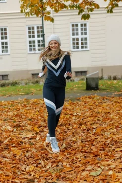 Voss Colblock Leggings Navy Blue^WE NORWEGIANS Hot