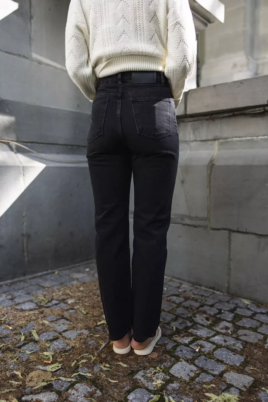 W Regular Jeans Black Washed^HOLZWEILER Best