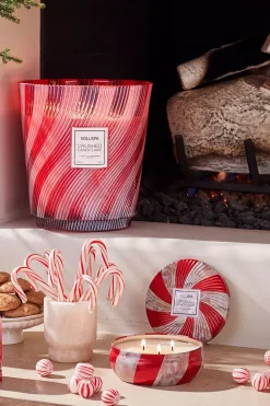 3-Wick Tin Candle Crushed Candy Cane 40t^VOLUSPA Sale