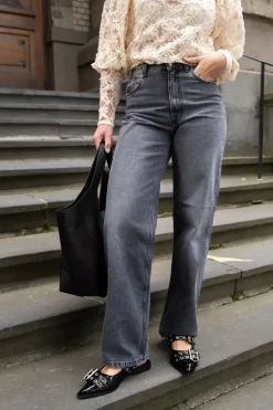 Wide Leg Denim Light Grey^DAGMAR Best