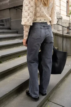 Wide Leg Denim Light Grey^DAGMAR Best