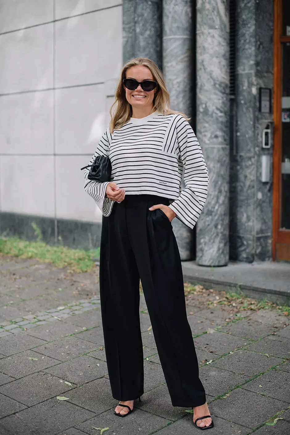 Wide Suit Trousers Black^DAGMAR Sale
