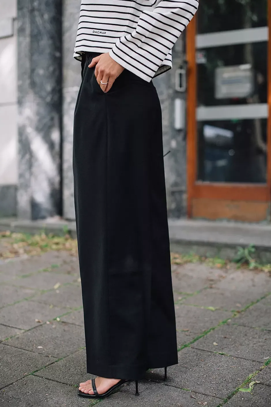 Wide Suit Trousers Black^DAGMAR Sale