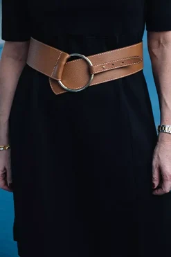 Woman Belt 94246G Havana^MAISON BOINET Online