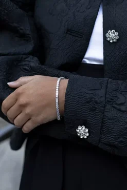 Zara Bracelet Rhodium Crystal^CAROLINE SVEDBOM Fashion