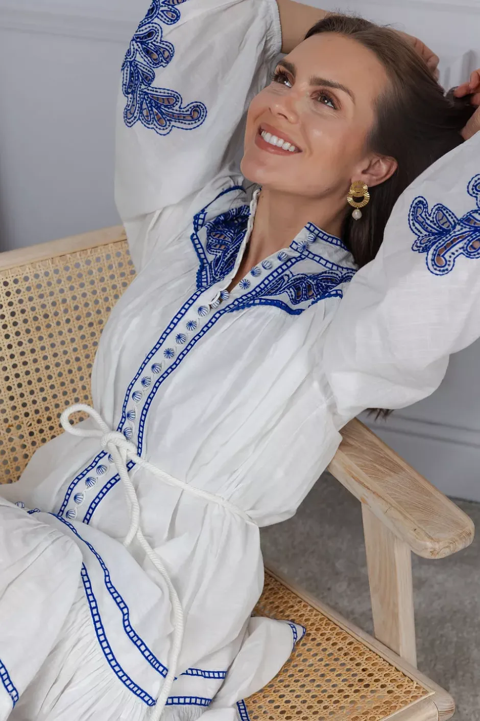 Zillenia Dress Simply White^SCARLETT POPPIES Fashion