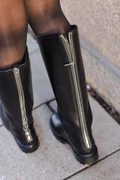 Zip Biker Fur High Runner Black^HELENE WESTBYE Best