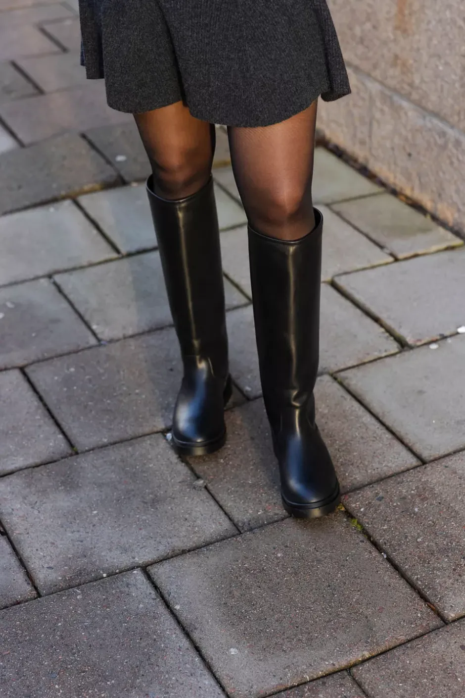 Zip Biker Fur High Runner Black^HELENE WESTBYE Best